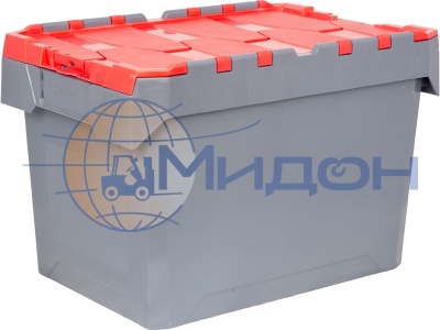 Ящик пластиковый 107-01 Magnum Pro универсальный сплошной, с крышкой 600 х 400 х 400