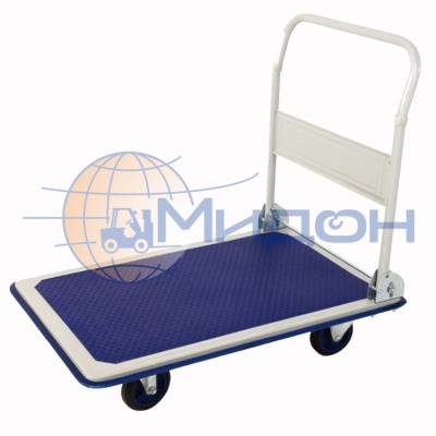 Тележка платформенная со складной ручкой и противоскользящим покрытием PH 400 700х1200 (без колёс)