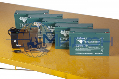 Платформенная тележка электрическая RUTRIKE ПЛИТА 1500