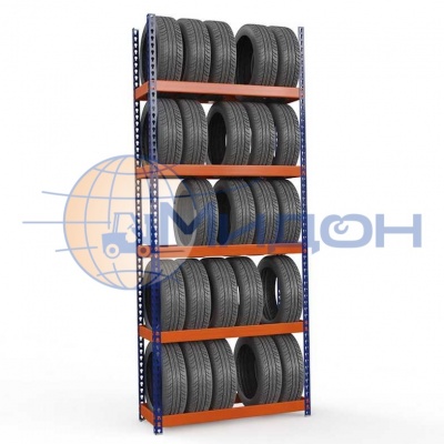 Стеллаж для шин Профи-Т Т-130-3,0 (3000х1540х500) 35 шин R16/205, 5 полок