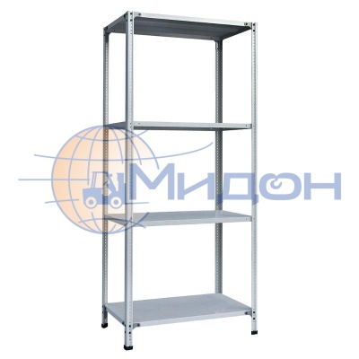 Стеллаж полочный Лайт ТС-21244 (2000х1200х400) 500 кг(стеллаж), 120 кг(полка), 4 полки обычные