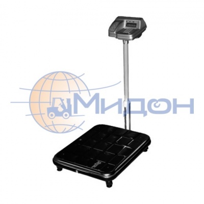 Весы товарные платформенные ТВЕС ВЭУ-150С-50/100-СТ-Д-У (с стойкой)