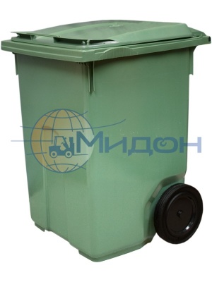 Контейнер мусорный на 2-x колесах с крышкой (HDPE) MGB 370 805 х 750 х 1095