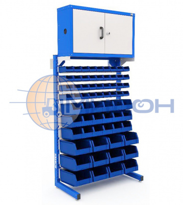 Система хранения SORTEX 1495 №1-6 2110х995х505 односторонняя, включая контейнеры 12.401 (75*100*165)-36шт, 12.402 (130*150*250)-18шт, 12.403 (150*225*350)-12шт.