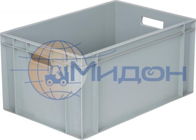 Ящик пластиковый 810 универсальный, сплошной, дно с усилением 600 х 400 х 290