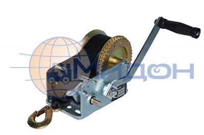 Лебедка ручная барабанная ЛН-2500W (LHW) г/п 1,0 т, длина ленты 10м