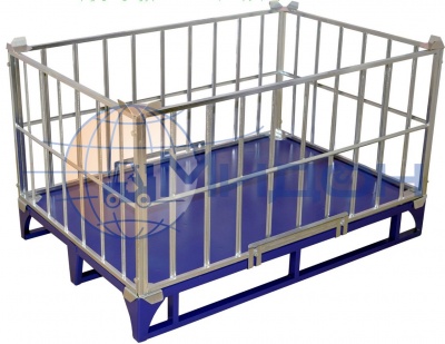 Ограждение для европоддона (решетчатое) ОПК 500 ЦИНК ( 800х1200х535 ) (1500кг)