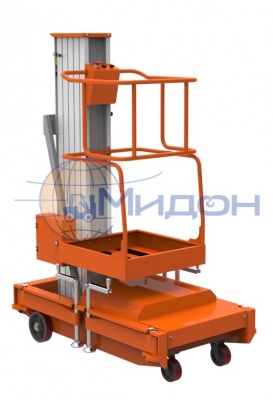 Подъемник мачтовый телескопический GTWY6-100 DC (автономный) 150 кг 6 м