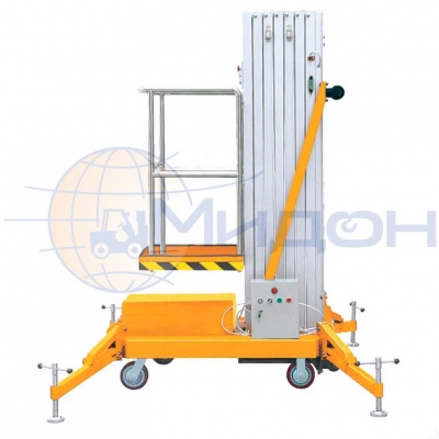 Подъемник одномачтовый телескопический SMART GTWY 10-100 (АКБ и 220V, 125кг, 10м)