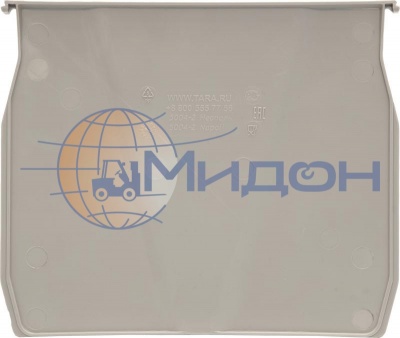 Разделитель ширины 5004-2 для ящика пластикового 5004 серый, сплошной 224 х 165 х 2