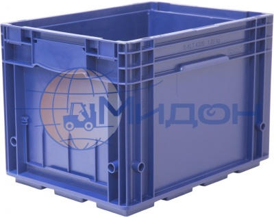 Контейнер пластиковый 4329 R-KLT синий сплошной 396 х 297 х 280