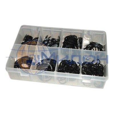 Кольца стопорные внутренние и наружные, набор 300 шт. Trommelberg (Германия) EGE10229