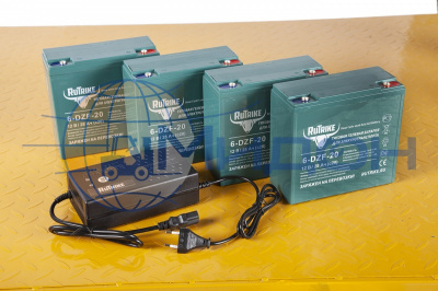 Платформенная тележка электрическая RUTRIKE ПЛИТА 1500