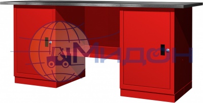 Верстак двухтумбовый 01.200 Ferrum CLASSIC (две тумбы с дверцами)