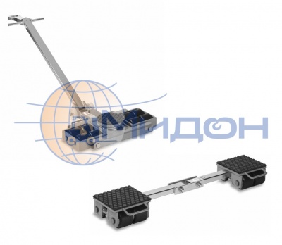Роликовая платформа (подводная опора) TISEL Technics RSS16 (16т) комплект: 1 поворотная + 2 неповоротные