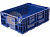 Контейнер пластиковый 4315 R-KLT синий сплошной 396 х 297 х 148