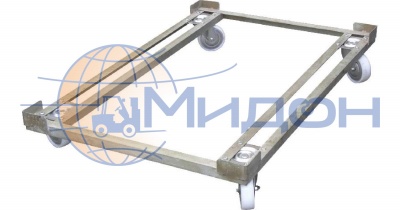 Тележка для Box pallet 1000 1220 х 1020 х 200 металл (1000 кг)