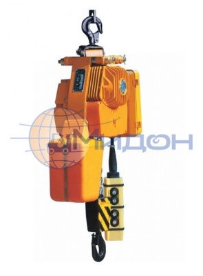 Таль электрическая цепная стационарная ВE043М на крюке (Болгария) 1000кг 3,2 м скорость подъёма 4.0/1.2 м/мин