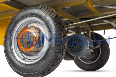 Платформенная тележка электрическая RUTRIKE СКЛАД 1500 New