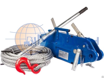 Лебедка рычажная тросовая МТМ 3200, 3,2 т, L=20м (стальной корпус)