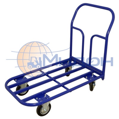Тележка платформенная каркасная (без настила) ТК 2 ( 600х900 ) (колёса ф125: стандартные, Китай)