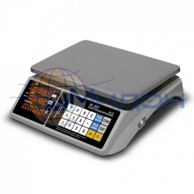 Весы торговые M-ER 328AC-15.2 LED "Touch-M", RS 232 и USB
