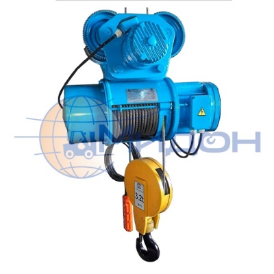 Таль электрическая передвижная тип Т10 (Болгария) 1 т 24 м скорость подъёма 8 м/мин