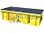Контейнер пластиковый под локализацию ПдО К2 2340 х 1225 х 610 для 2х еврокубов с решеткой