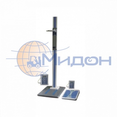 Весы медицинские ВМЭН-150-50/100-Д1-А-«Норма-4» с механическим ростомером РП