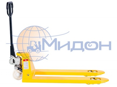 Тележка гидравлическая (рохля) PWH35-II (2,5т) вилы 2400мм