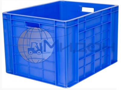 Контейнер пластиковый 1090 сплошной без выреза 605 х 500 х 400