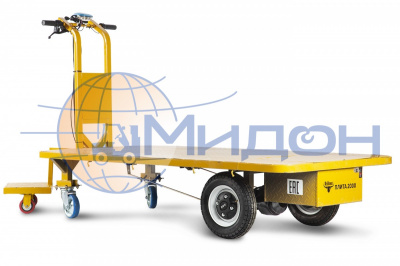 Платформенная тележка электрическая RUTRIKE ПЛИТА 2000
