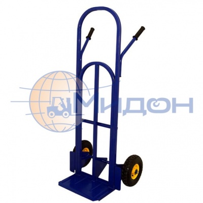 Тележка двухколёсная КГ 350 (350кг) (колёса ф260: надувные, ПШ игольчатый, Китай)