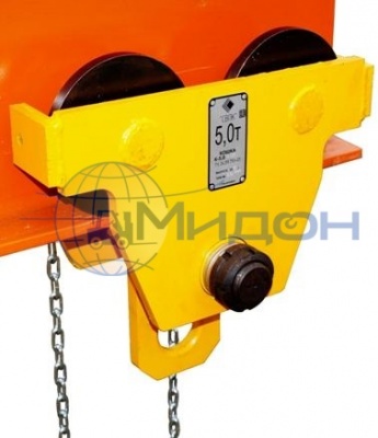 Кошка (механизм передвижения) тали ручной (тип Б) Россия 5 т, 3 м с приводом (взрывобезопасная Ex)