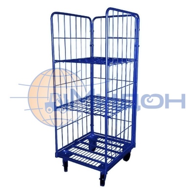 Контейнер разборный Ролл К 1 Окрашенный ( 700х780х1600 ) (без колёс)