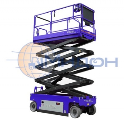 Подъёмник ножничный самоходный SP32120ES TISEL Technics (Германия) 320 кг, высота рабочая- 13,8 м