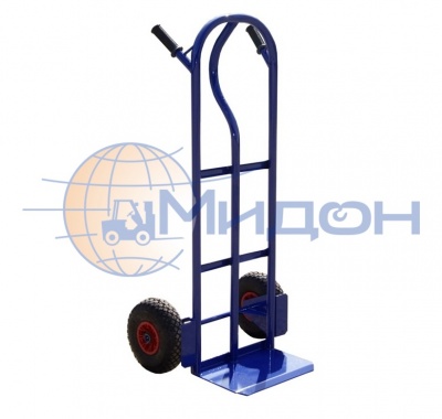 Тележка двухколёсная КГ 250 (250кг) (колёса ф260: надувные, ПШ игольчатый, Китай)