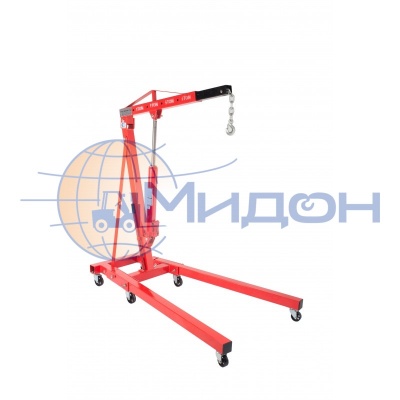 Кран ручной гидравлический Гусёк, 1 т, h подъема 55–2270 мм, складной