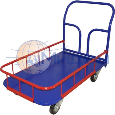 Тележка платформенная со съёмным бортиком 150мм ТПБ 3 ( 600х1000 ) (колёса ф200: стандартные, Китай)