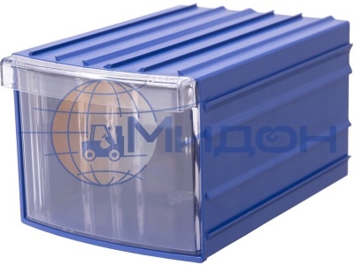 Один прозрачный ящик Plastic Drawer Y 110 в комплекте с корпусом 90 х 110 х 160