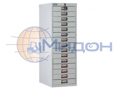 Многоящичный (картотечный) шкаф MDC-A4/910/15