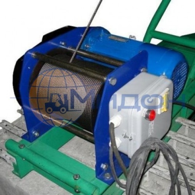 Лебедка электрическая ЛЭК 320кг 380В с канатом 60м