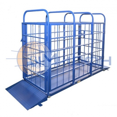 Весы для взвешивания животных ЭЛЬТОН (Ск) 1500 кг (2000 х 800)