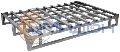 Поддон (паллет) металлический, оцинкованный ПМК-Ц Евро ( 800х1200х150 ) (2000/1500кг)